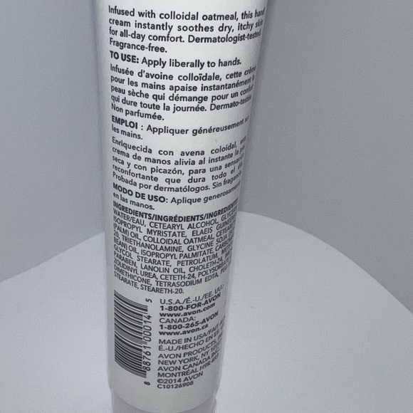 $8 🌸 Avon Therapy Calming Relief Hand Cream Oatmeal/Avoine ~ NEW - Picture 8 of 8